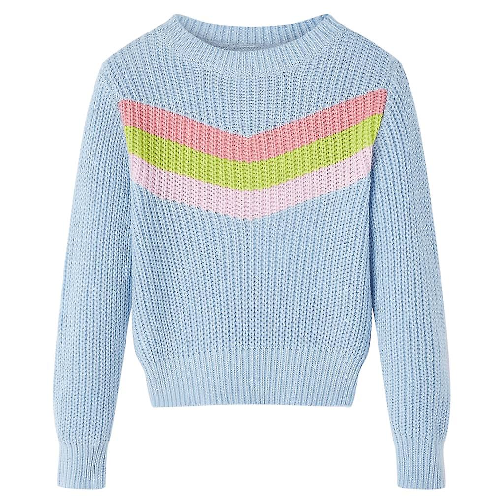 Kinderpullover Gestrickt Blau 140, SKU: 14701