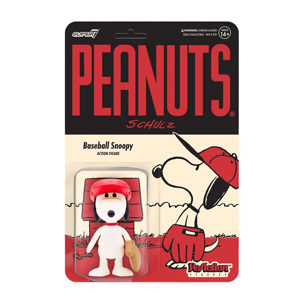 Peanuts Baseball Snoopy Highly Collectable Premium ReAction 3.75" Action Figure