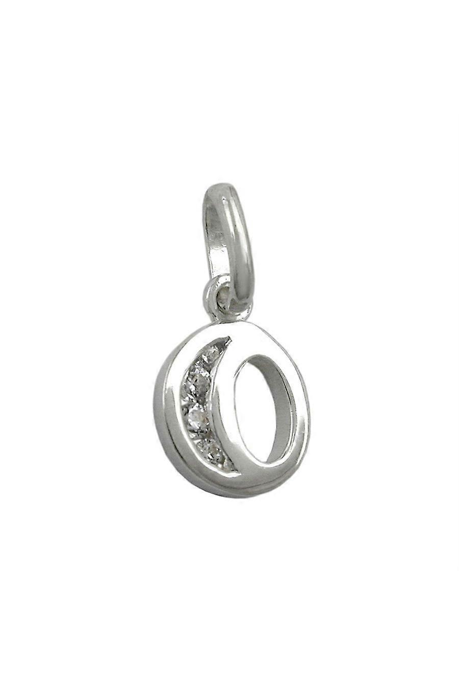 Pendant Initiale O With Cz Silver 925 - Gl91444o