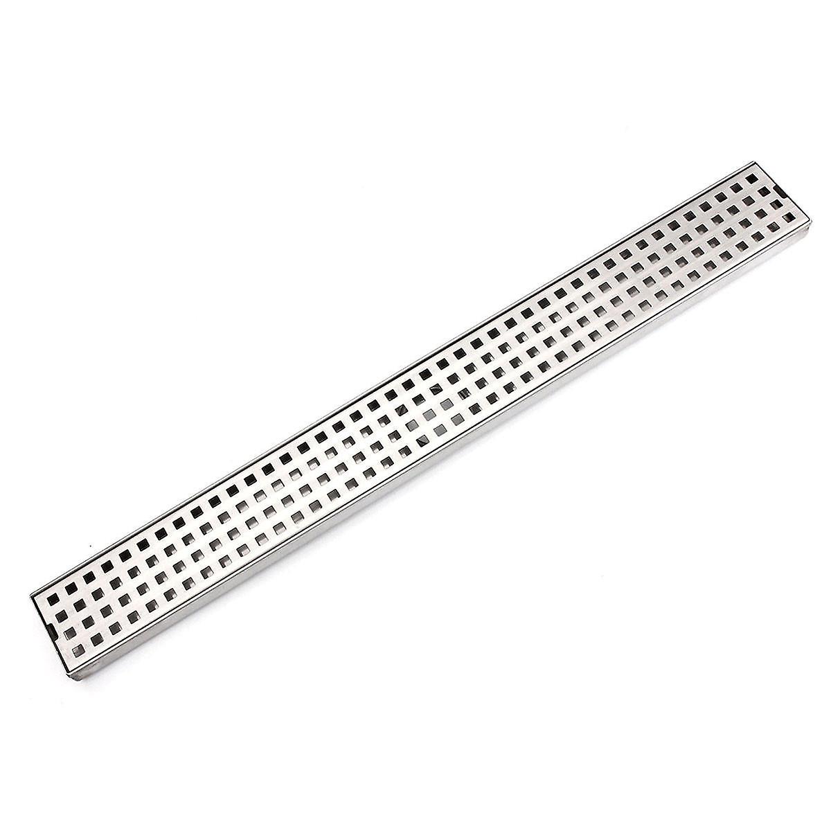 Stainless Steel Tile Insert Linear Shower Grate Bathroom Floor Drain Channel
