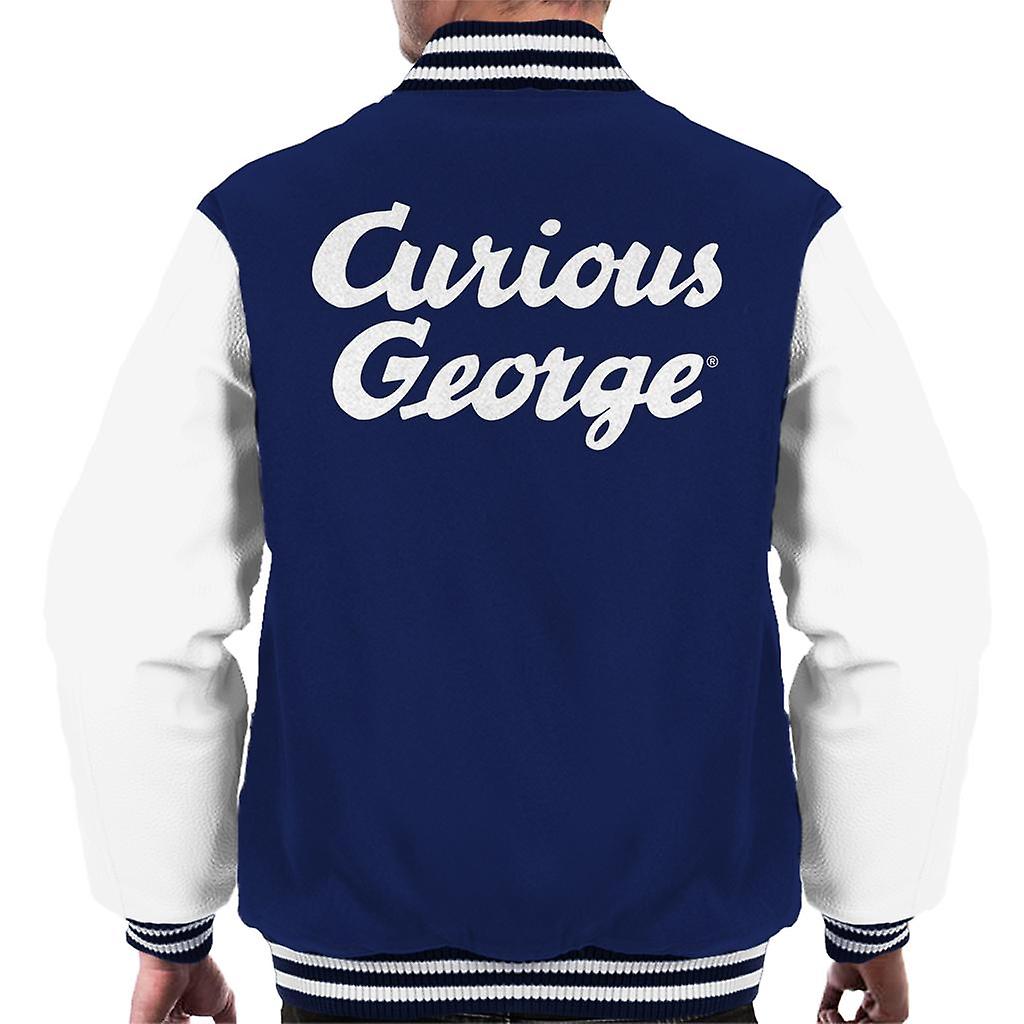Curious George Big Logo Men's Varsity Jacket