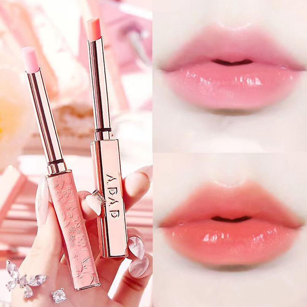 1# Pink Peach (A) $ADAD small tube temperature-changing lipstick temperature-changing lipstick repairs and dilutes lip lines, moisturizes and
