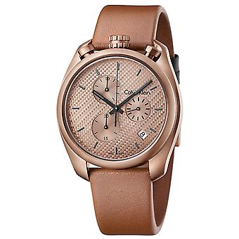 Calvin Klein K6z17tgk Control Chronograph Rose Dial Men´s Watch