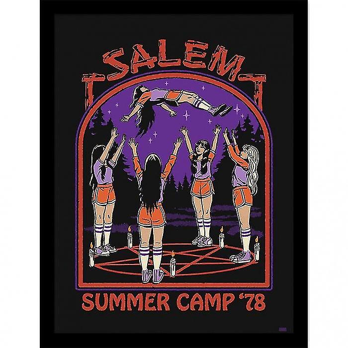Steven Rhodes Salem Summer Camp Framed Poster