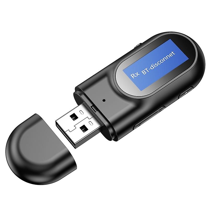 T17 USB Bluetooth Receiver Transmitter with LCD Display v5.0