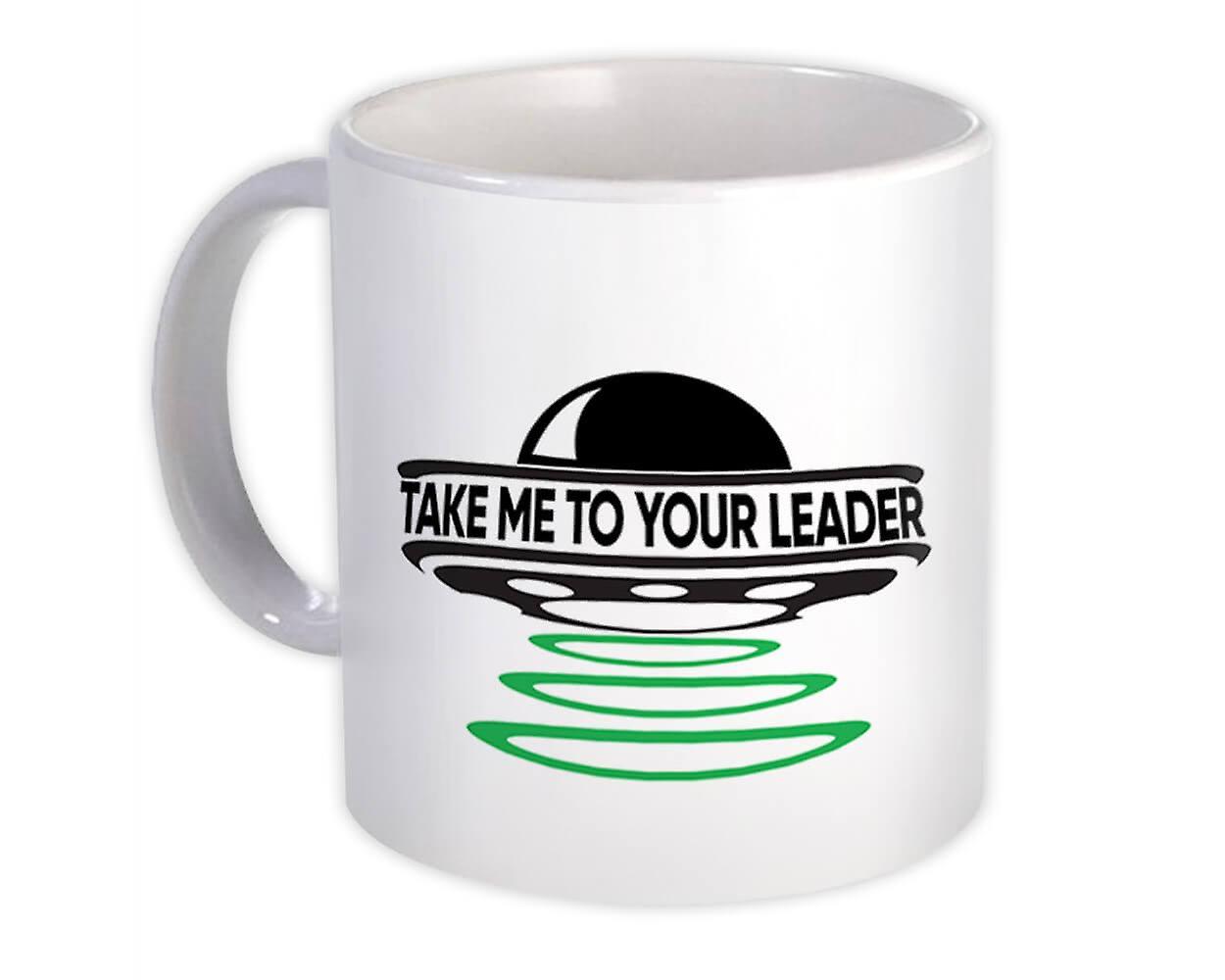 Gift Mug: Flying Saucer Aliens