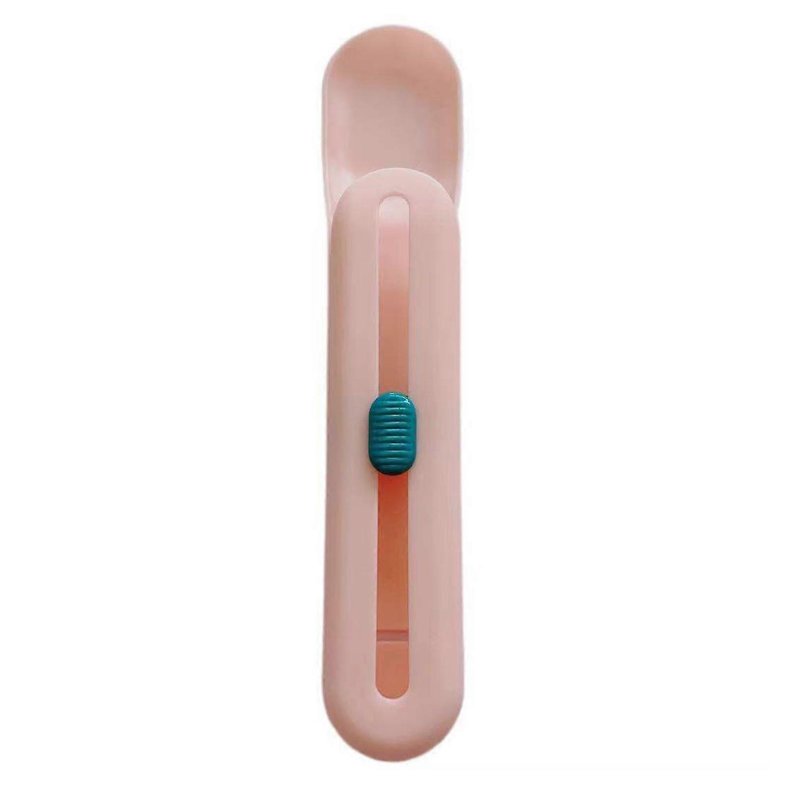 Cat Strip Spoon Push Button Portable Slot Ergonomic Cat Feeder Squeeze Spoon For Pet
