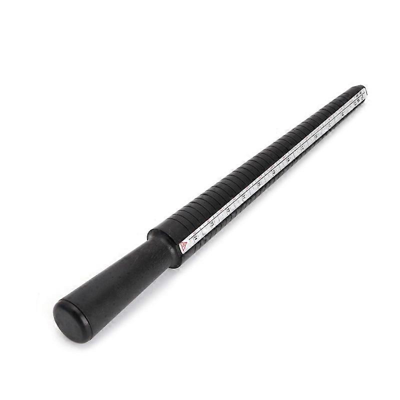 Black Ring Measurement Stick Plastic Mandrel & Finger Sizing Measuring Tool