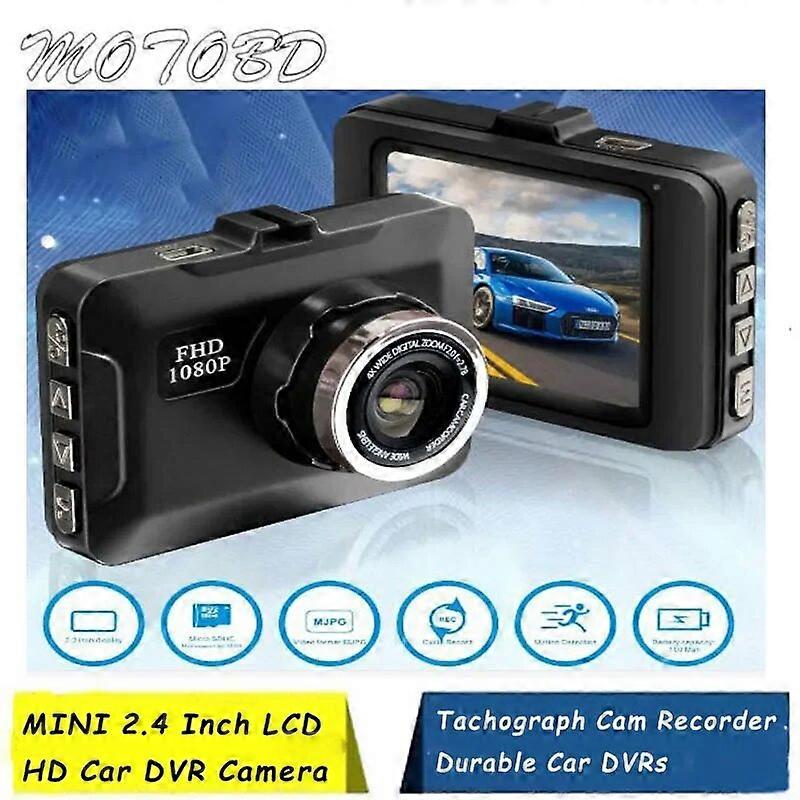 New HD 720P Car DVR Camera Dash Cam Video 2.4inch LCD LCD DisplayNight Vision Vehicle Camera Recorder Night Vision ST1M326