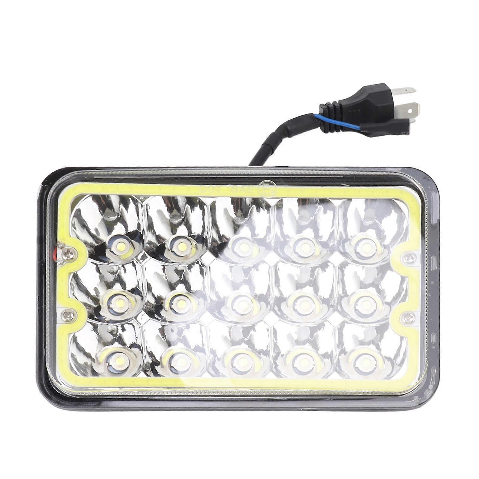 Combo LED Work Light Super Bright H4 Plug Universal Fit Aluminium Alloy Headlight for ATVs SUVs Trucks E2U911