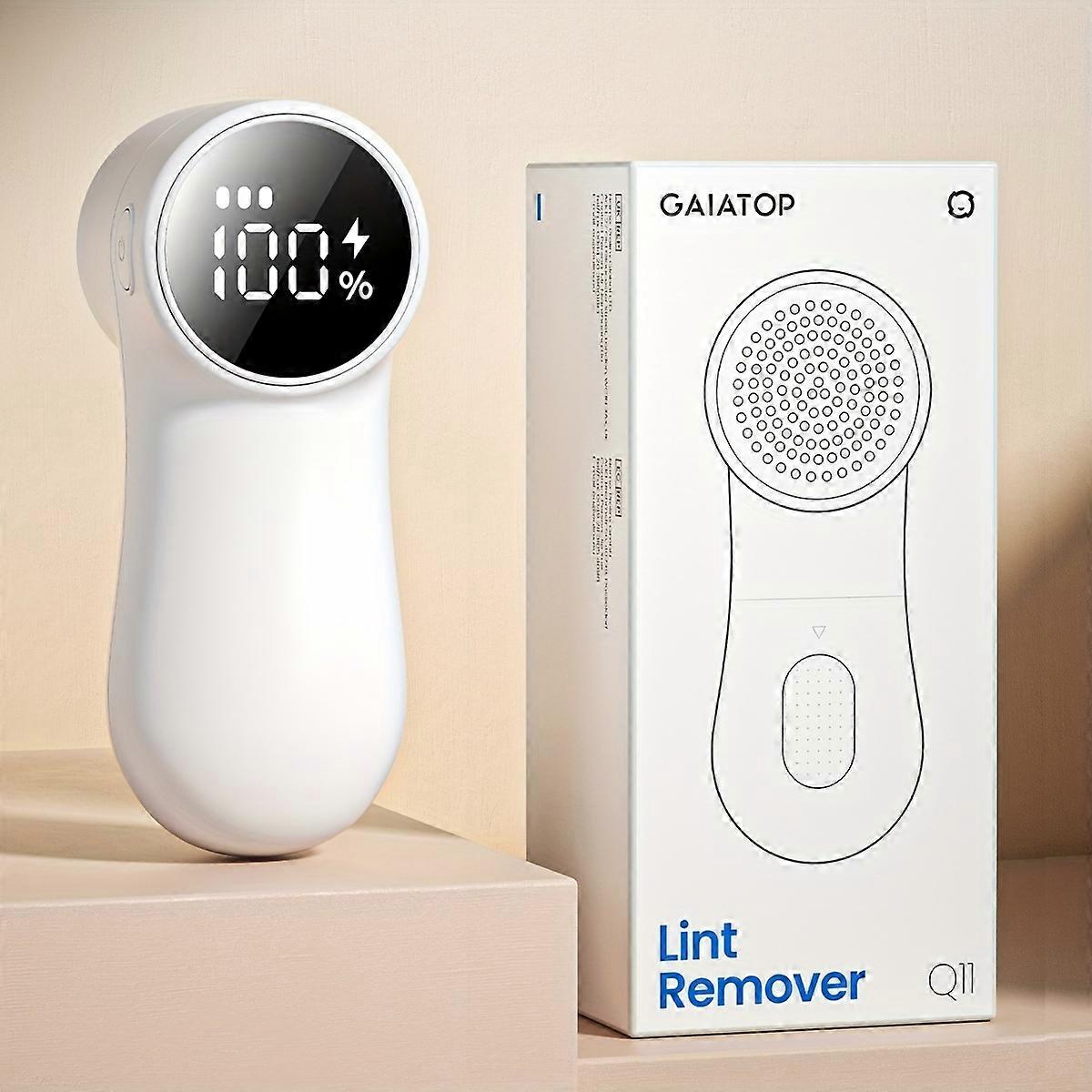 GAIATOP Fabric Shaver - High-Performance Rechargeable Fluff & Pill Remover with Smart Digital Display - Effortlessly Cleans Sweaters, Clothing & Furni