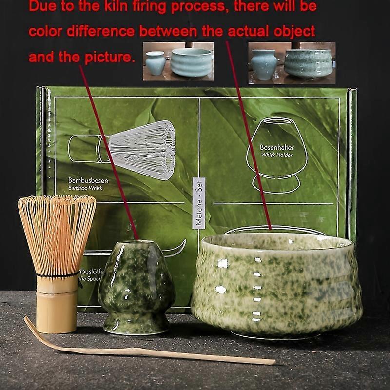 1 Set Exquisite Matcha Tea Set - High-Quality Ceramic Matcha Bowl, Complete Tea Making Tools, Unique Design - Ideal for Home Tea Parties, Tea Room Set