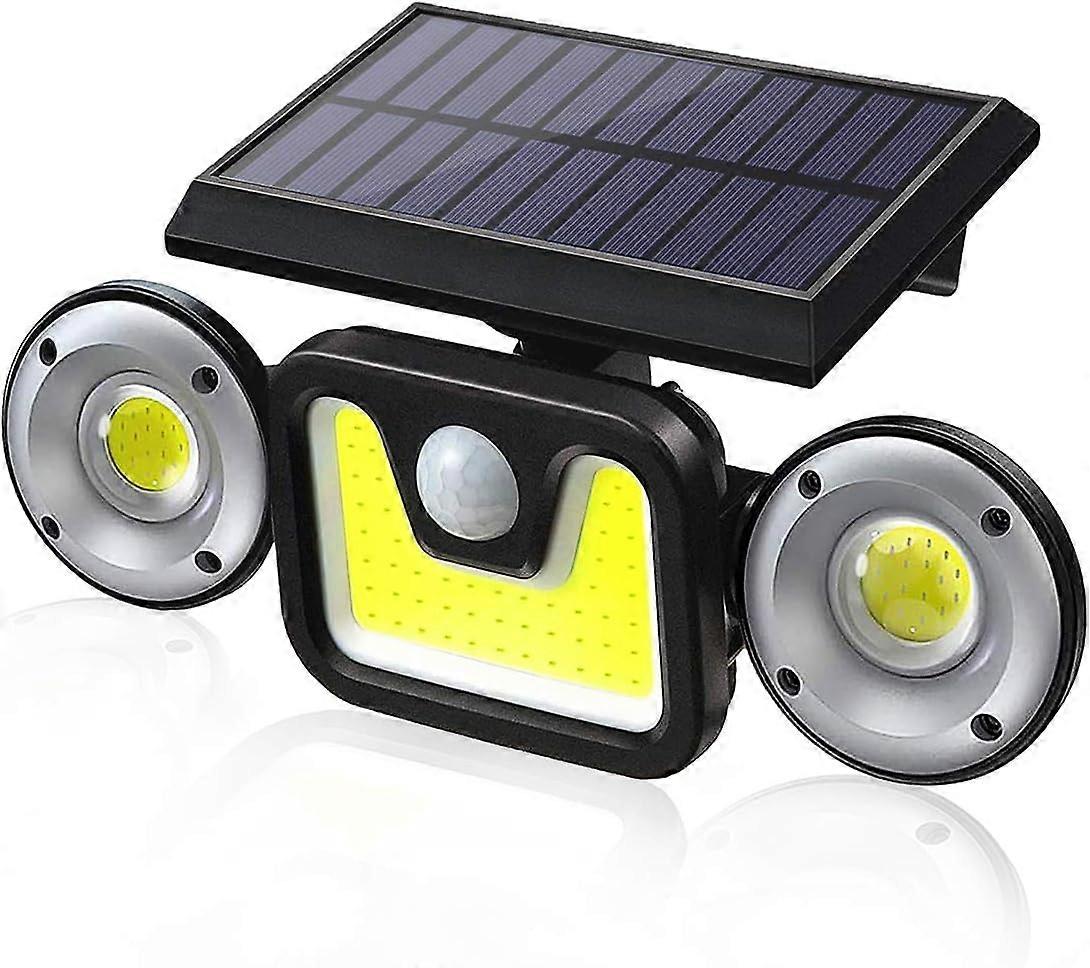 Solar Light Security Light Outdoor Motion Sensor Light IP65 Waterproof Floodlight Rotatable Wall Light Solar Spotlight