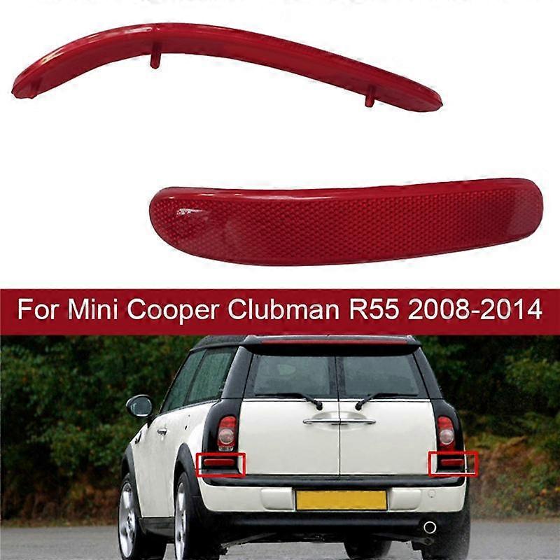 Car Left Rear Bumper Reflectors Lights Tail Brake Turn Signal Rear Fog ...