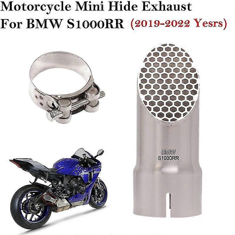 unique pipe60.5mm For BMW S1000RR S1000 RR 2019 2020 2021 Without DB Killer Motorcycle Escape System GP Laser Pipe Muffler