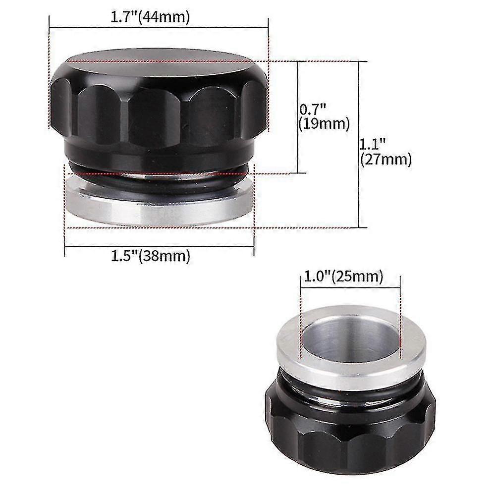 1 " , 2 ", 2.5" אלומיניום לרתך על צוואר מילוי וכובע שמן דלק נחשול מיכל מים רדיאטור ומכסי מאגר נוזל קירור אביזרים