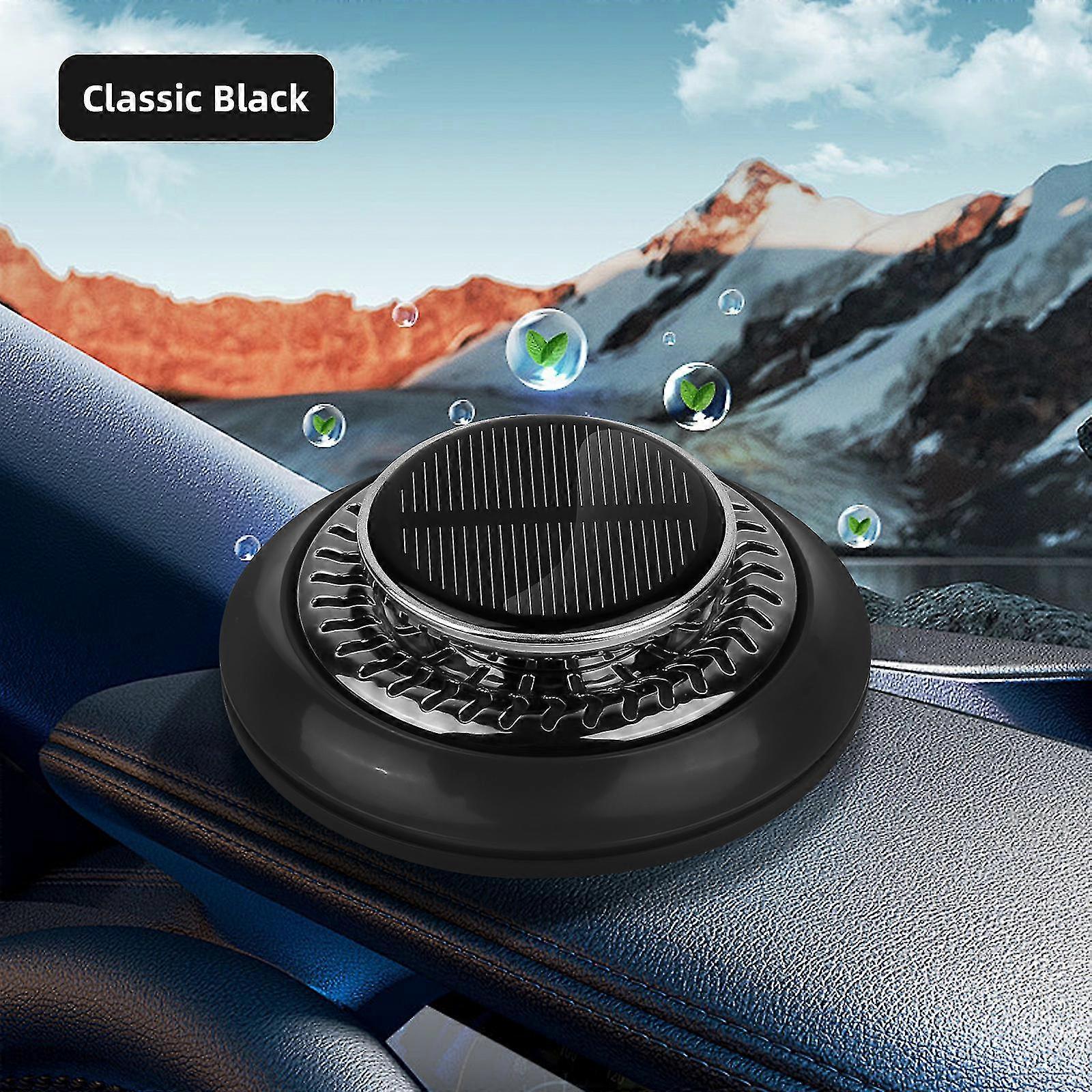 Car Microwave Molecular Solar Rotation Air Freshener Vehicle Essential Oils Perfume Diffuser Dashboard Decoration Remove