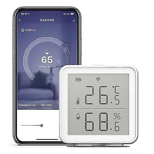 Wifi Smart Sensor de humedad de temperatura compatible con Alexa 230ft Super Long Range Wireless Digital Hygrometer