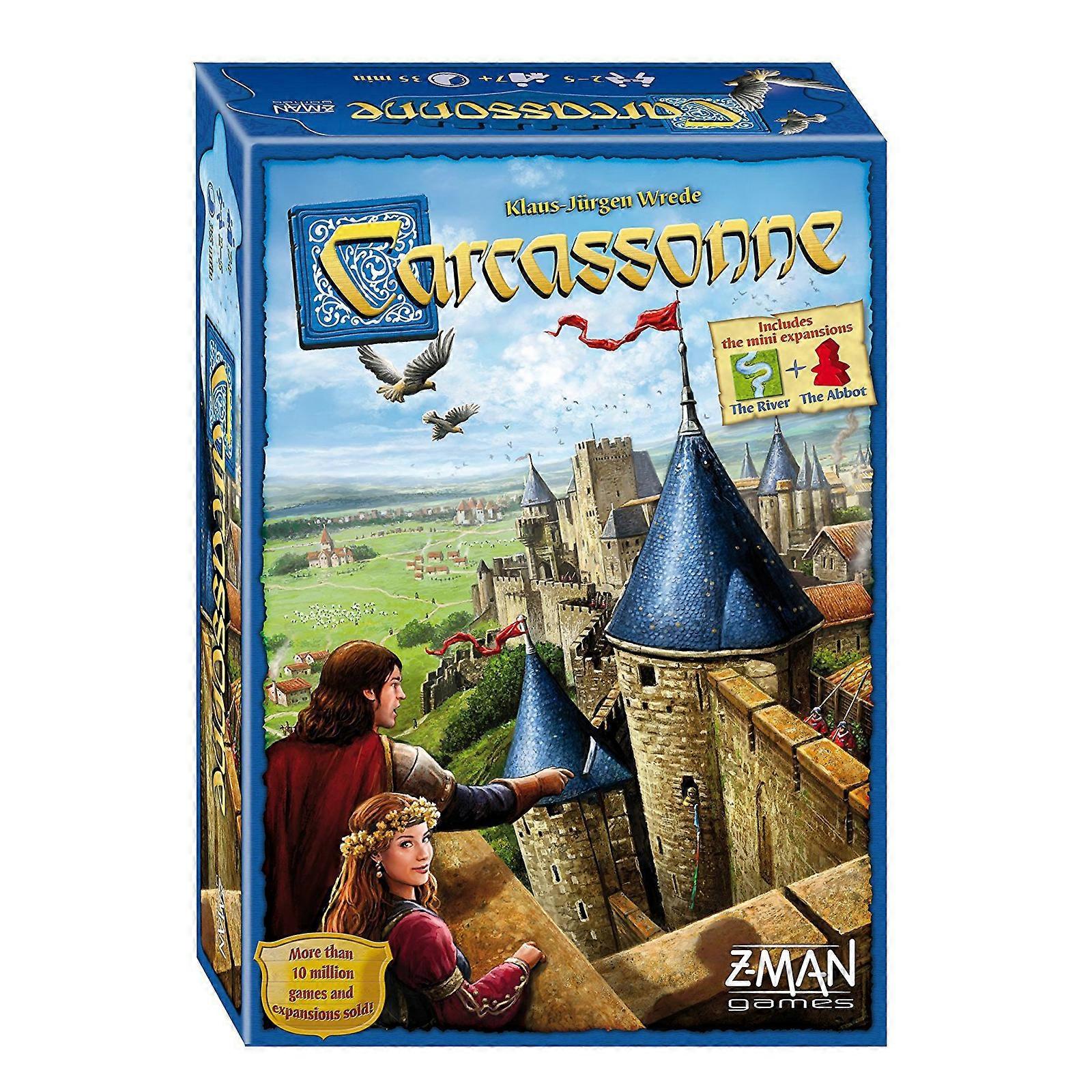 Carcassonne New Edition Board Game by Z-Man Game New Sealed 2-5 Player