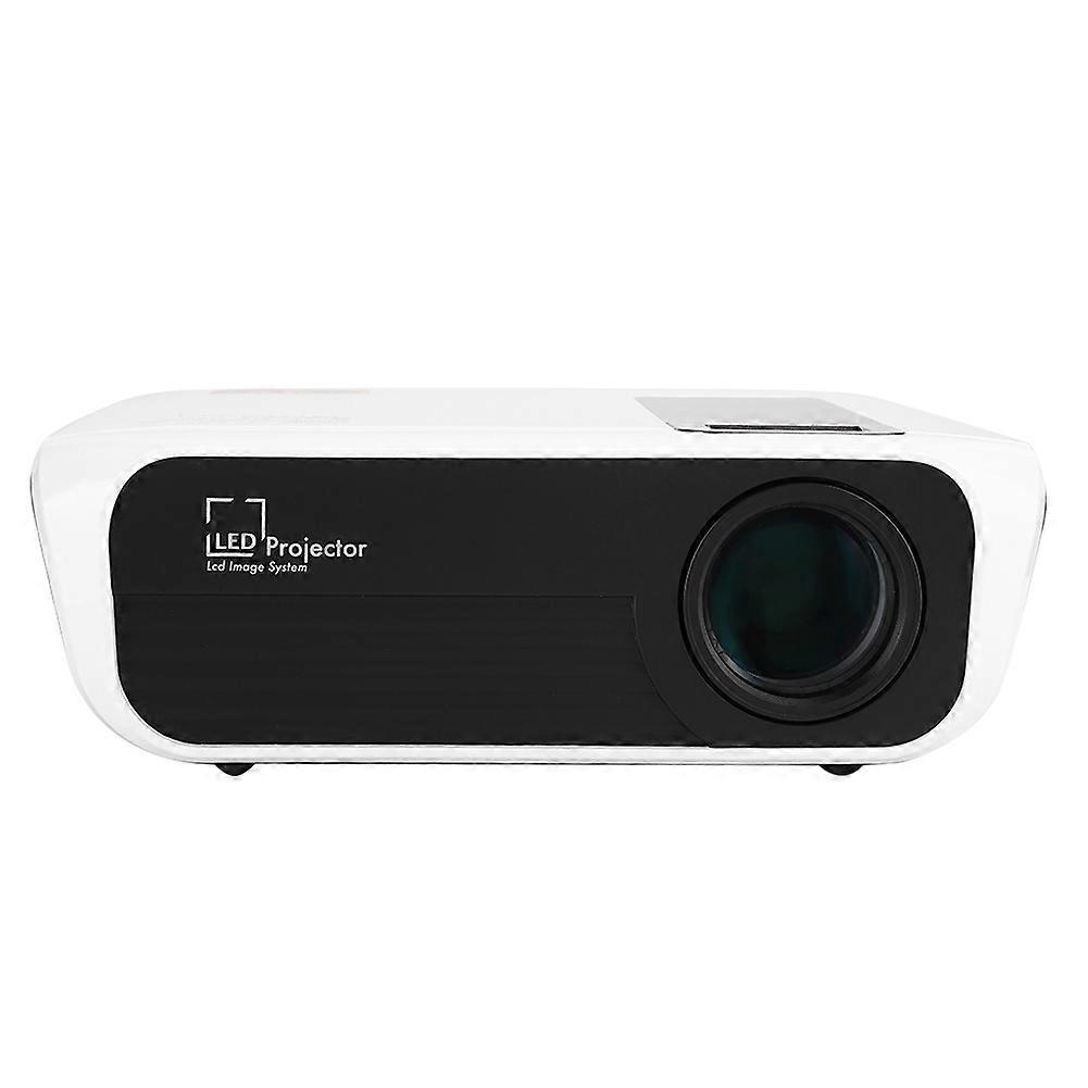 1080P Projector Portable High Definition Built In Speaker for Home Office T8 110-240V(UK Plug )