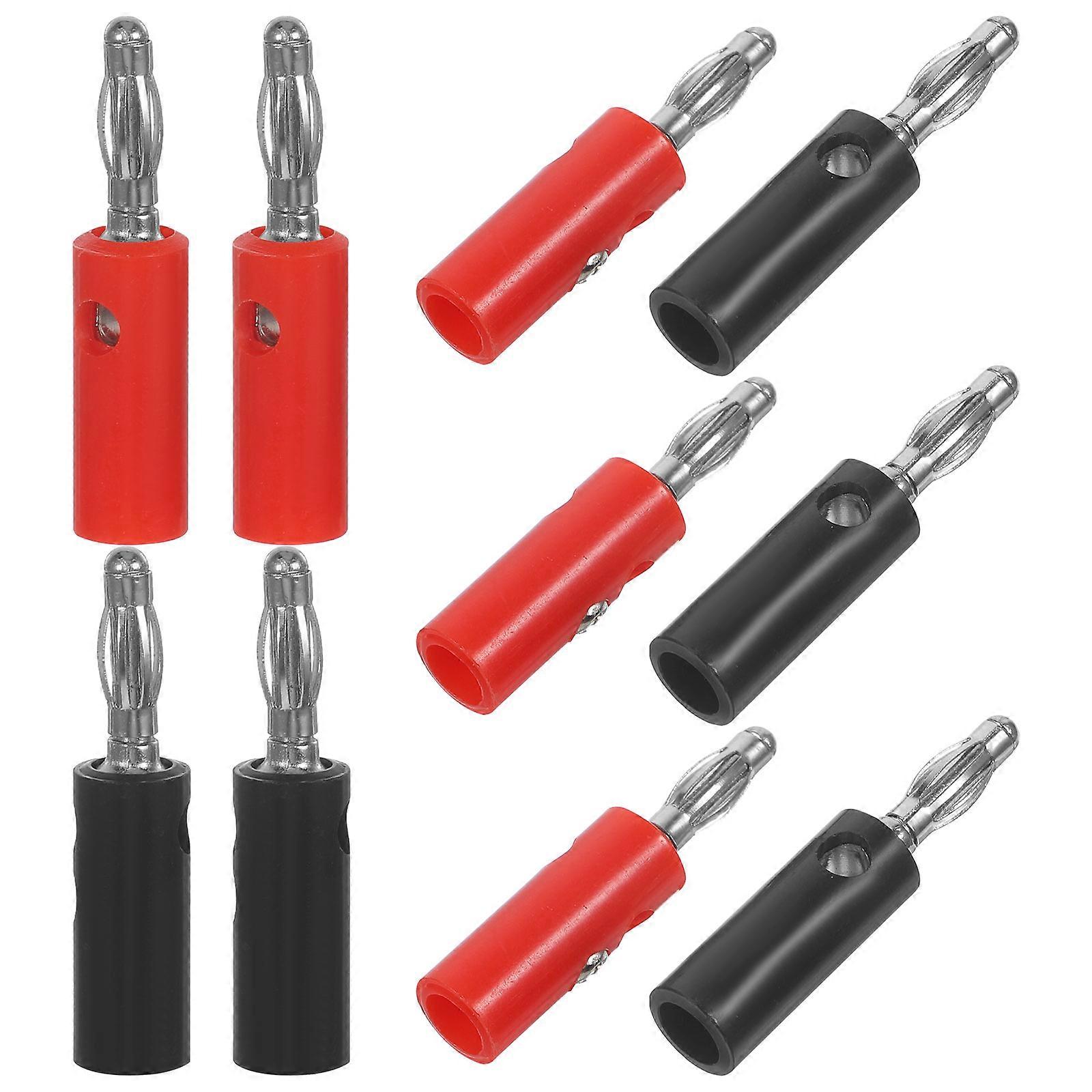 10pcs Banana Plug Video Receiver Part Banana Plug Replacement Audio Connector