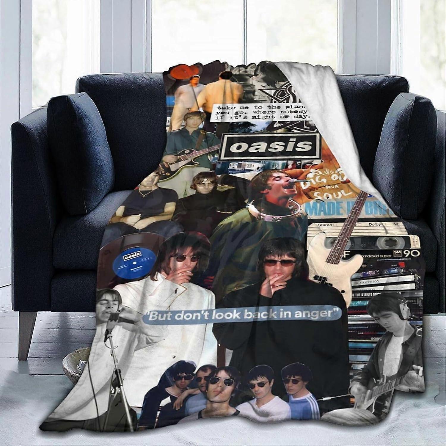 Oas is Flannel Blanket,Ultra Soft Lightweight Fleece Blanket for Couch,Office,Bed,Car,Camping Sofa,Cozy Plush Beach Blankets -CT344