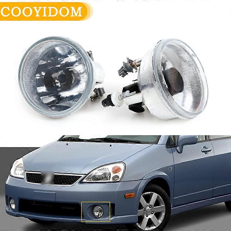 Front Bumper Fog Light For Suzuki SX4 2007-2012 For Aerio 2002 2003 2004 headlight Fog Lamp DRL Daytime Running Light Foglights
