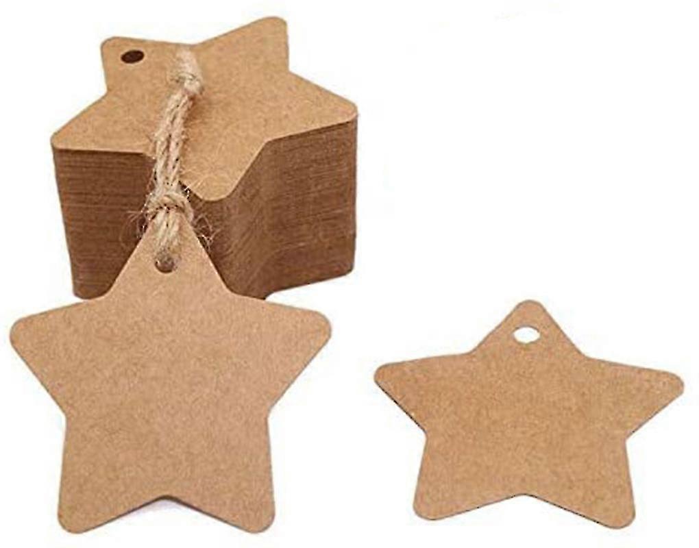 Star Gift Tags Craft Tags Hang Paper Decorating Tree