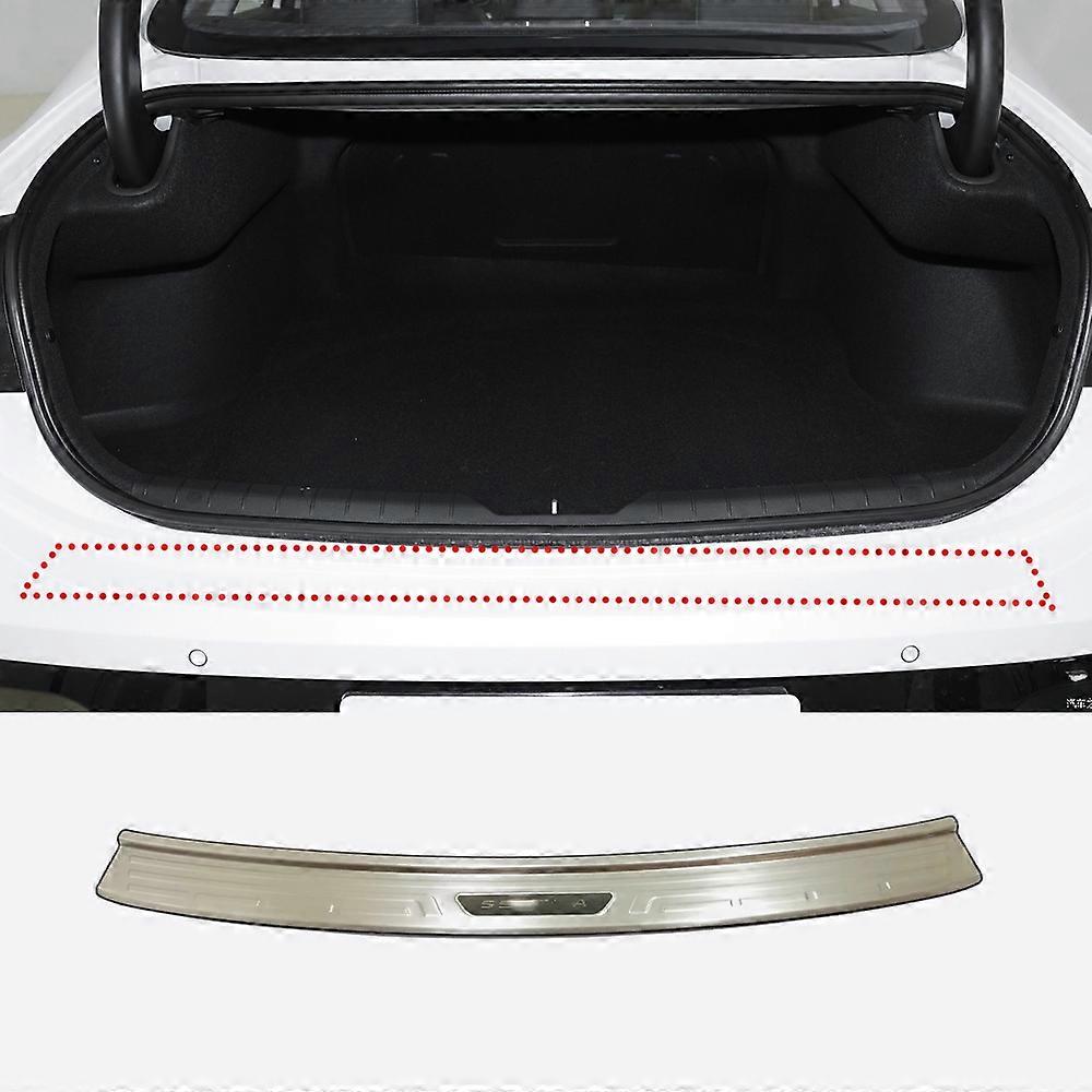 Inner Rear Bumper Protector Guards For Hyundai Sonata 10 Cars Accessories Trunk 2022-2024
