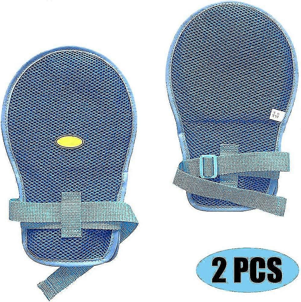 Safety Restraint Mitts - 2pcs, Control Mitts Safety Hand Glove, Restraint Mitts, Gloves To Prevent Scratching For Adults, Dementia Products For Elderl