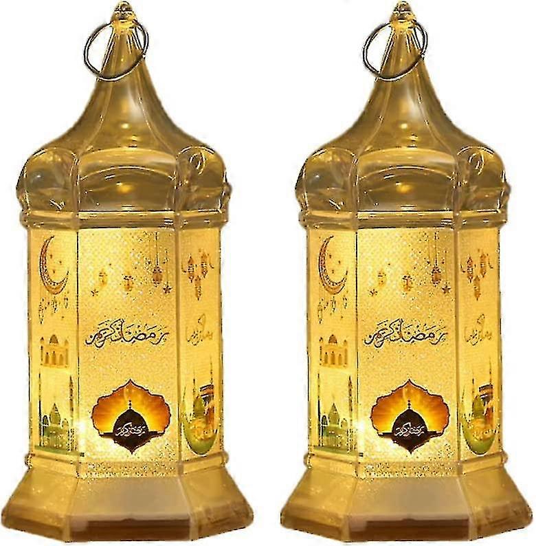 أضواء فوانيس رمضان ، ضوء طاولة رمضان ، زينة رمضان للمنزل ، هدايا رمضان للأطفال ، زينة رمضان