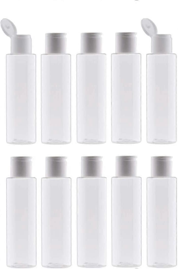10pcs White Clamshell Sub-bottle