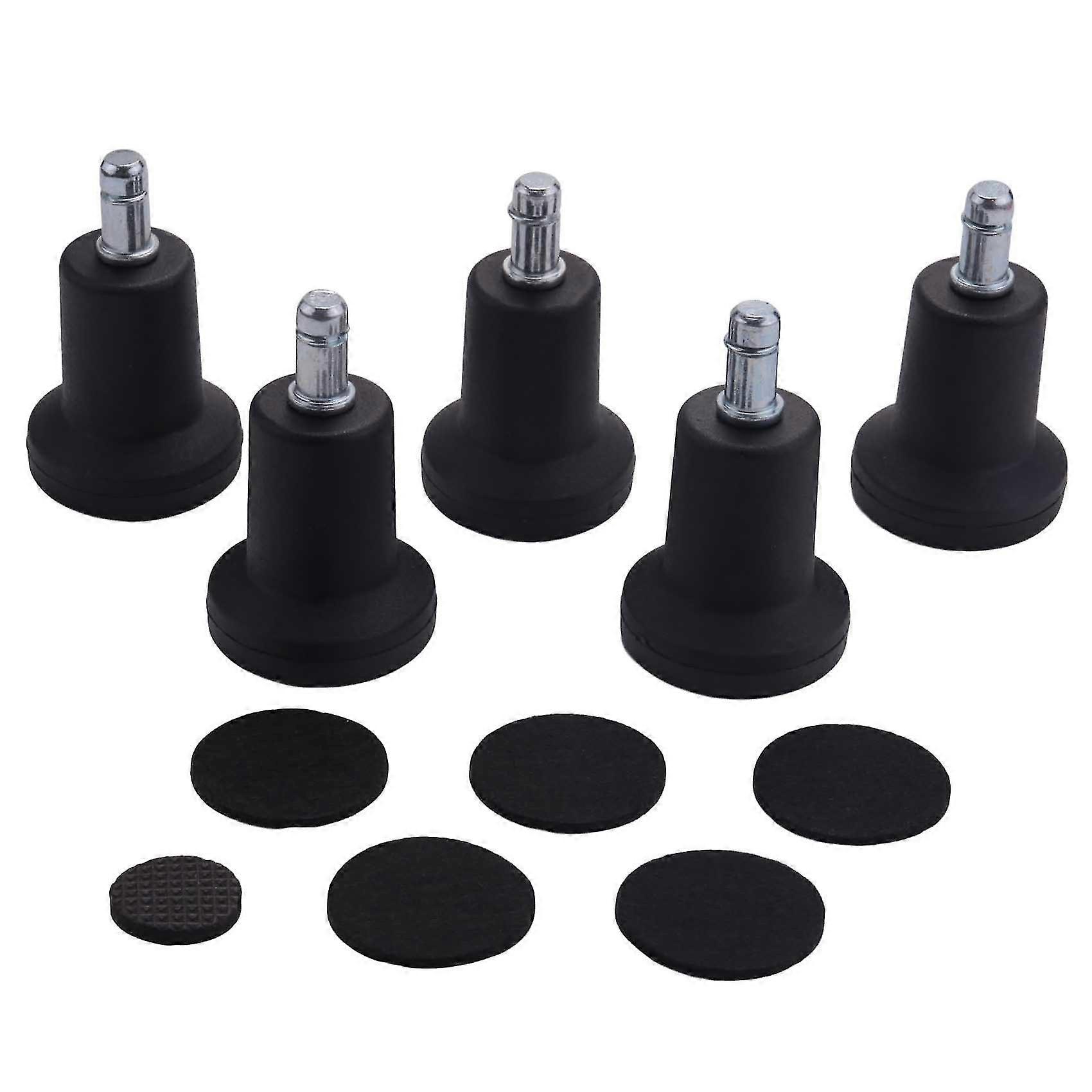 High Profile Glides Replacement For Office Chair Without Wheels & Bar Stool, Fixed Stationary Caste