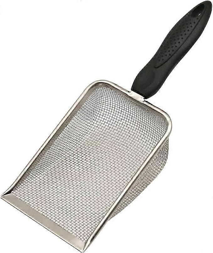 Reptile Sand Scooper,Stainless Steel Fine Mesh Reptile Substrate Scoop Terrarium Substrate Litter Cleaner Reptile Sand Shovel for Sand Bedding