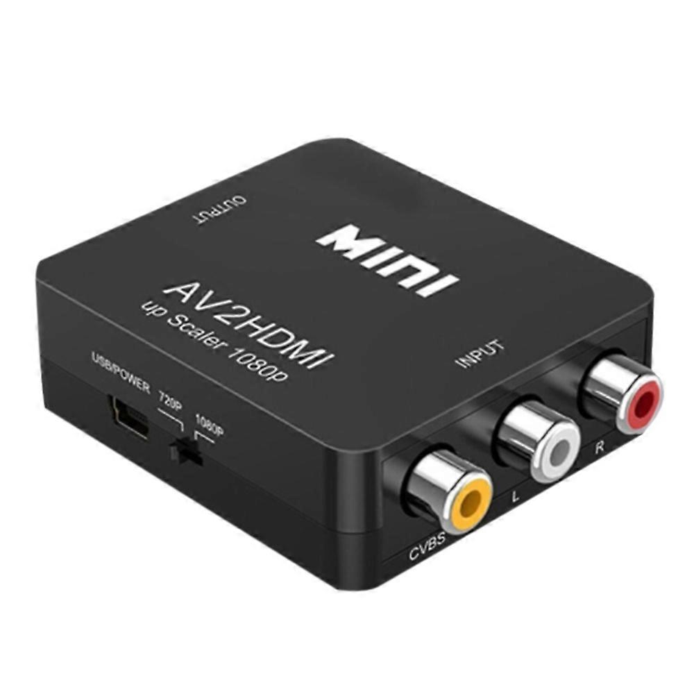 to AV to Converter 1080P Mini CVBS Video Audio Converter Adapter PAL/NTSC for TV/PC/ / STB/