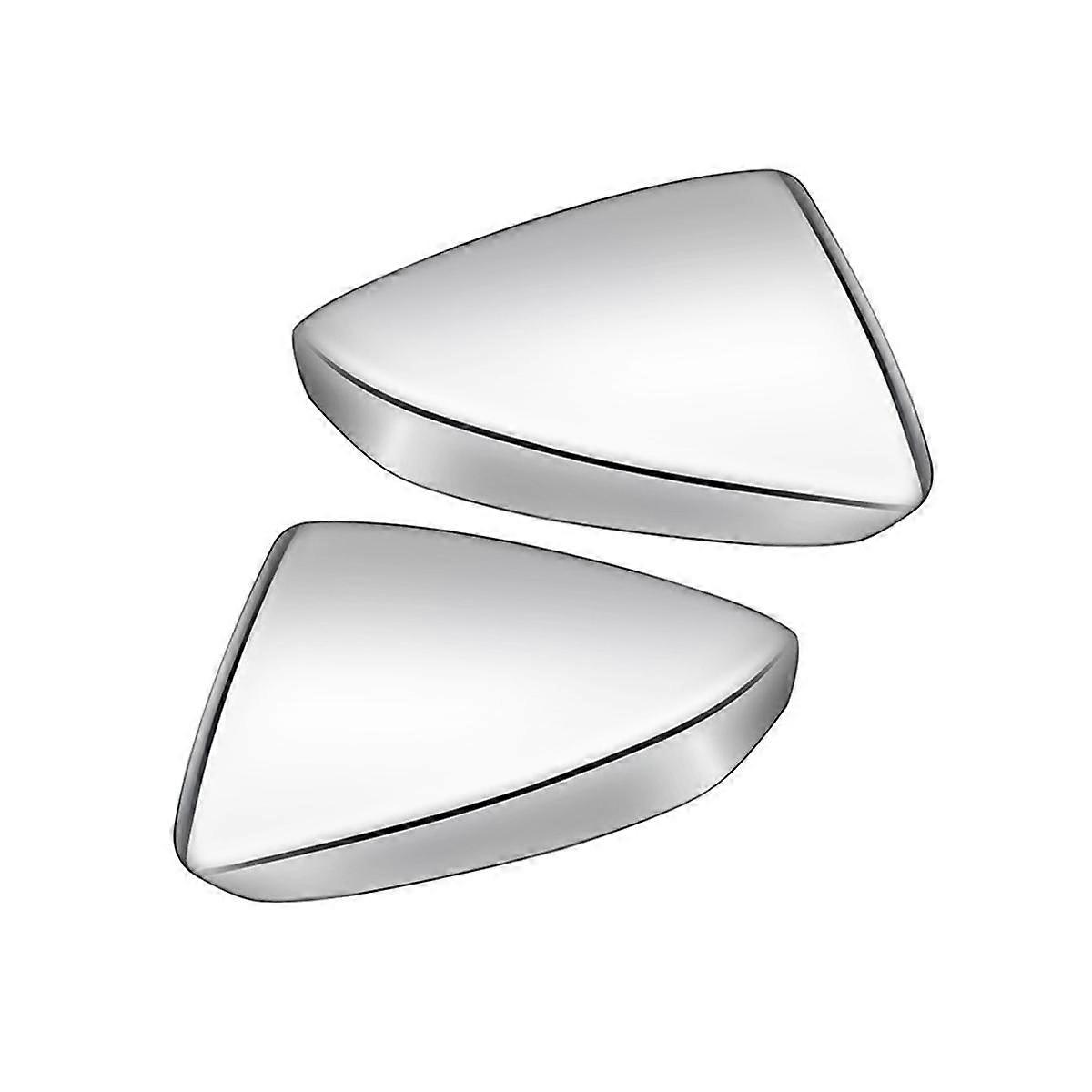 Car Silver Rearview Side Mirror Cover Trim Frame Side Mirror Caps for -60 2022 2023