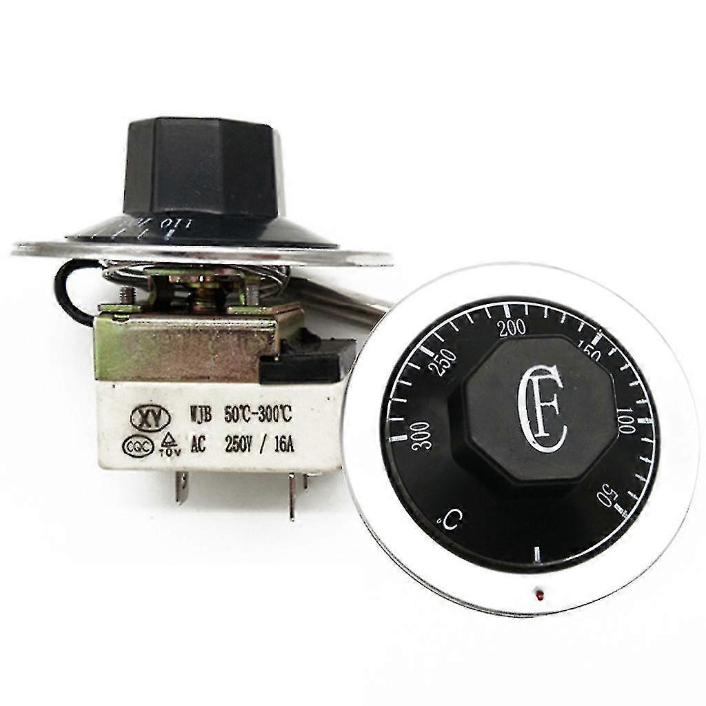 Contrôleur de température Interrupteur de thermostat Bouton de thermostat réglable 50-300C Interrupteur de commande mécanique - Bon