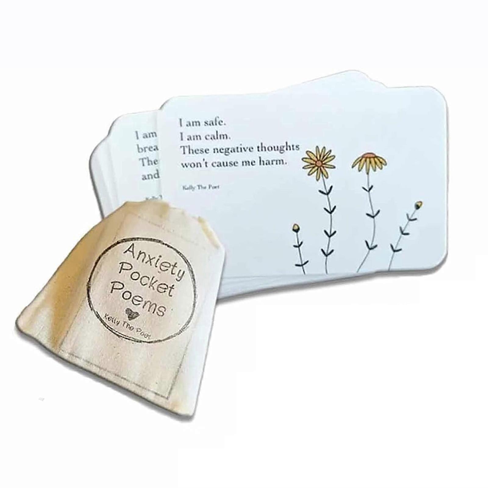 10pcs Anxiety Relief Affirmations Card Pack Set Optimism Positive Word Collection Gifts for Bithday