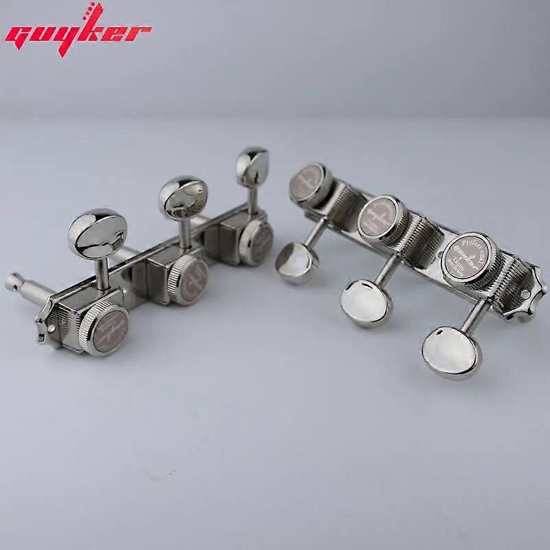 A Set of 2pc Nickel Locking Tuning Pegs Keys Machine Heads Tuners