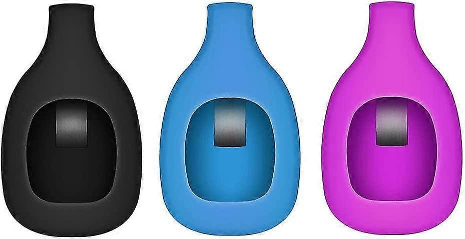Set of 3 Silicone Clip Holders Compatible With Fitbit Zip