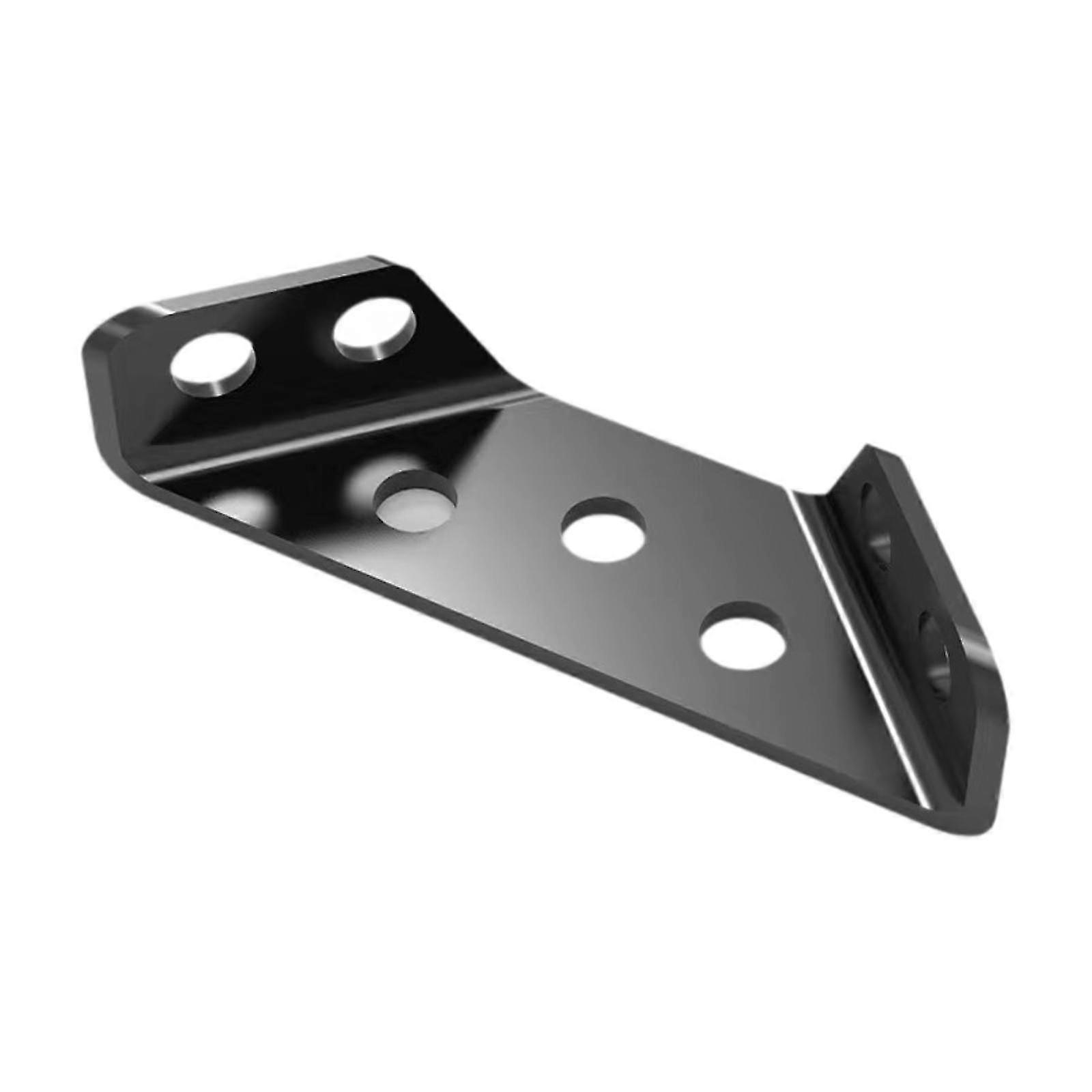 Soporte angular multiusos de abrazadera de esquina triangular para muebles, silla de gabinete plateada