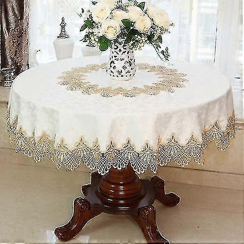 New Lace Tablecloth Pastoral Round Tablecloth Dining Table Cloths Home