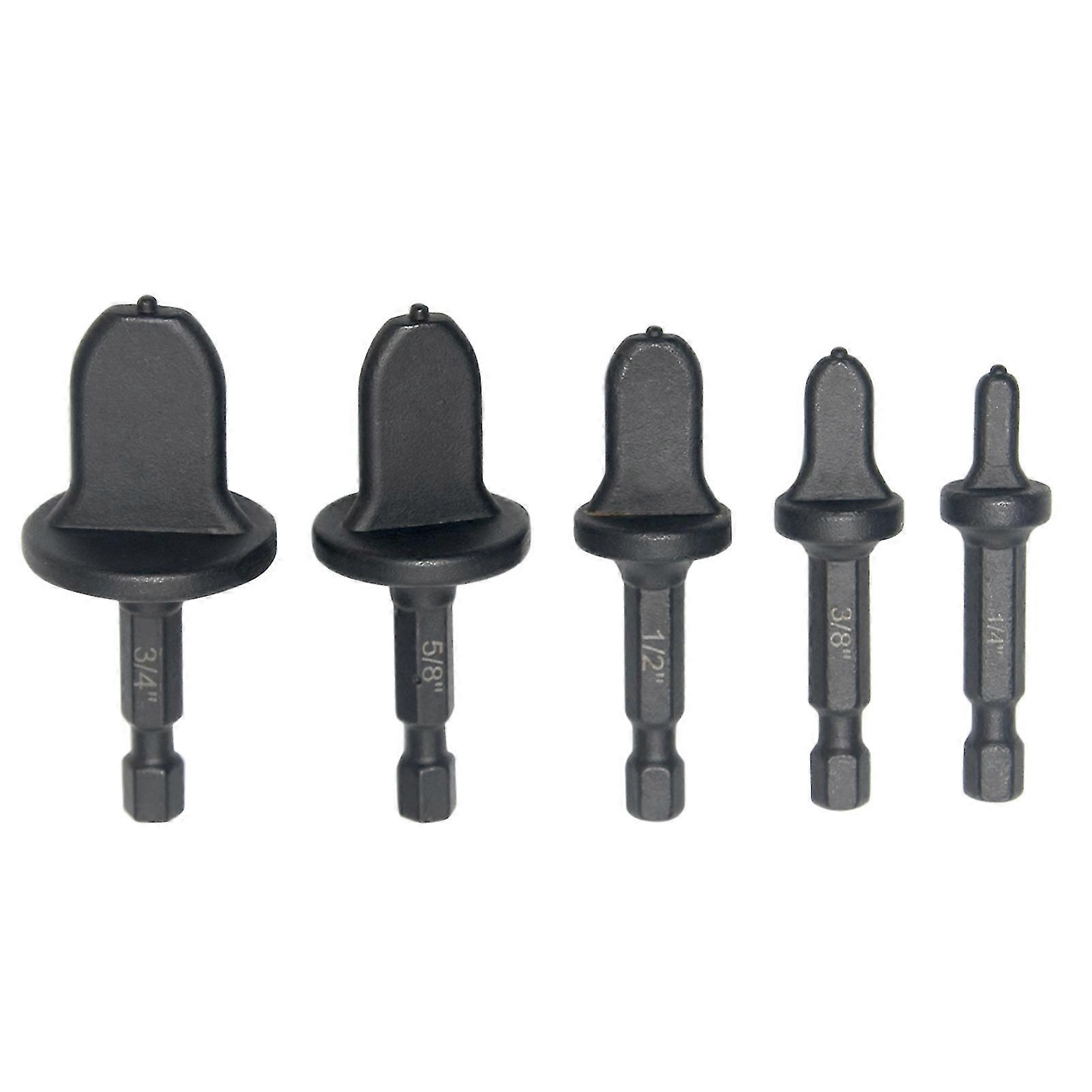 5pcs Drill Bits Tube Expander Set Copper Pipe Accurate Durable Portable Flaring