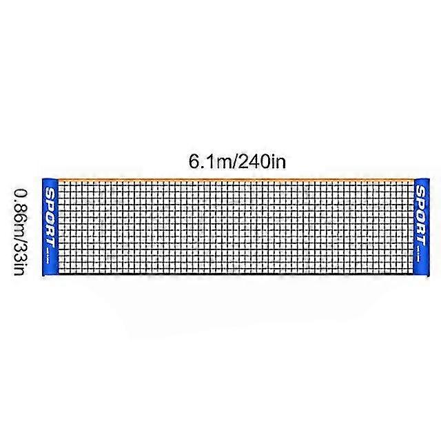 Tennis Net Badminton Net Portable Folding Simple 3m 4m 5m 6m Aoba