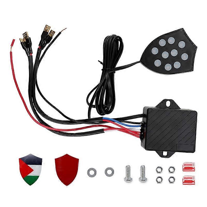 12V-24V 10サウンドミュージカル電子ホーンコントローラーホーンスピーカーコントロールユニット