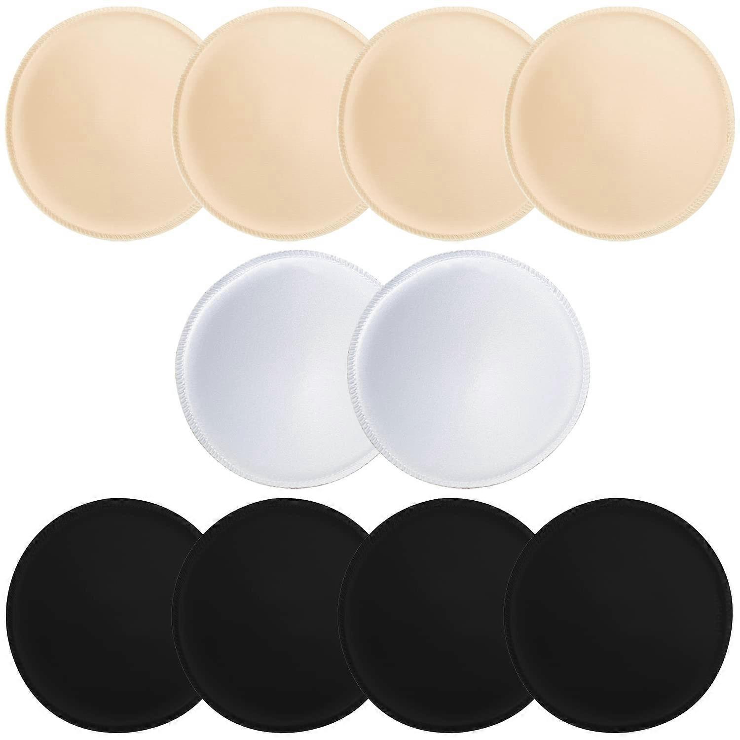 5 Pairs Round Bra Inserts Pads,Removable and Washable Bra Cups Inserts for Bikinis Top Swimsuit Sport Bra