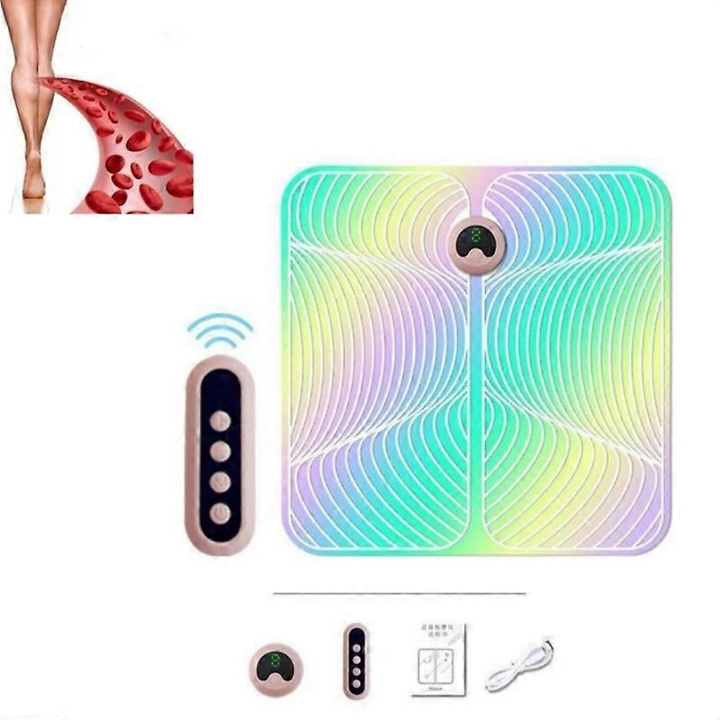 EMSカラフルマッサージフットパッドで安らぎとリラクゼーションを体験してください -