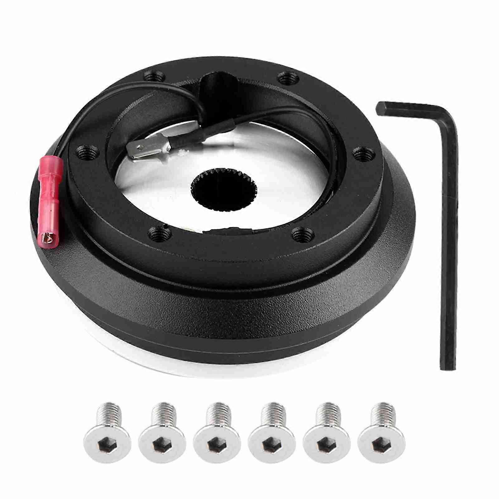 Kit adaptador de liberación rápida del cubo del volante del volante del automóvil de aleación de aluminio para Honda