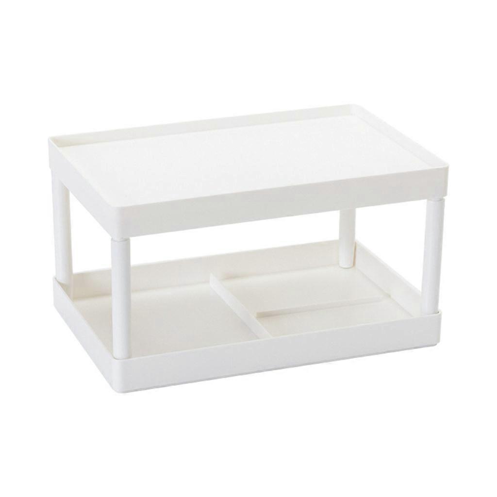 White Craft Storage Box Cabinet for Kitchen Bathroom Office Dorm Storage Rack