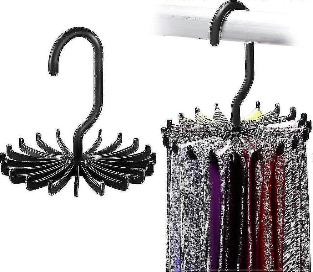 Tie Holder - 360 Rotatable Hangers For 20 Ties